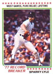 1978 Topps Baseball Cards      002       Sparky Lyle RB